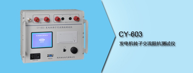 CY-603 發(fā)電機轉(zhuǎn)子交流阻抗測試儀